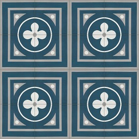 Textures   -   ARCHITECTURE   -   TILES INTERIOR   -   Cement - Encaustic   -  Victorian - Victorian cement floor tile texture seamless 13859