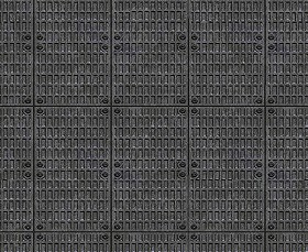 Textures   -   MATERIALS   -   METALS   -   Plates  - Industrial iron metal plate texture seamless 10779 (seamless)