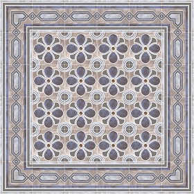 Textures   -   ARCHITECTURE   -   TILES INTERIOR   -   Cement - Encaustic   -  Encaustic - Traditional encaustic cement ornate tile texture seamless 13640