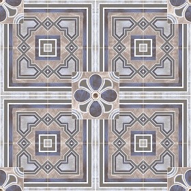 Textures   -   ARCHITECTURE   -   TILES INTERIOR   -   Cement - Encaustic   -  Encaustic - Traditional encaustic cement ornate tile texture seamless 13642