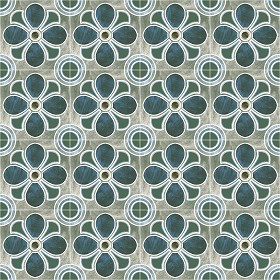Textures   -   ARCHITECTURE   -   TILES INTERIOR   -   Cement - Encaustic   -  Encaustic - Traditional encaustic cement ornate tile texture seamless 13643