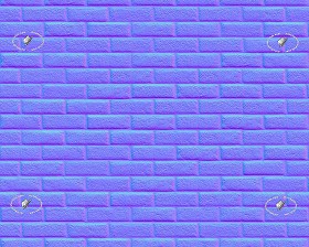 Textures   -   ARCHITECTURE   -   BRICKS   -   Facing Bricks   -   Rustic  - England rustic facing bricks texture seamless 20866 - Normal
