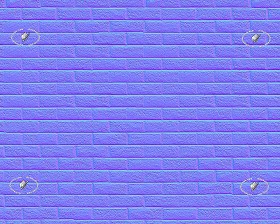 Textures   -   ARCHITECTURE   -   BRICKS   -   Facing Bricks   -   Rustic  - England rustic facing bricks texture seamless 20867 - Normal