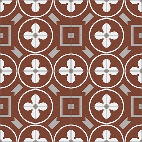 Textures   -   ARCHITECTURE   -   TILES INTERIOR   -   Cement - Encaustic   -  Victorian - Victorian cement floor tile texture seamless 13865