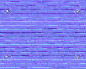 Textures   -   ARCHITECTURE   -   BRICKS   -   Facing Bricks   -   Rustic  - England rustic facing bricks texture seamless 20868 - Normal