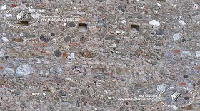 Textures   -   ARCHITECTURE   -   STONES WALLS   -  Stone walls - Italy old mixed wall stone texture seamless 19266