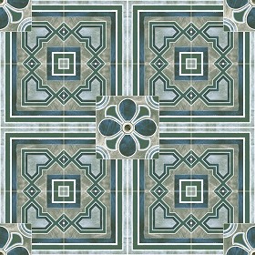 Textures   -   ARCHITECTURE   -   TILES INTERIOR   -   Cement - Encaustic   -  Encaustic - Traditional encaustic cement ornate tile texture seamless 13646