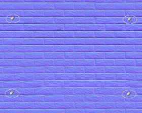 Textures   -   ARCHITECTURE   -   BRICKS   -   Facing Bricks   -   Rustic  - England rustic facing bricks texture seamless 20870 - Normal