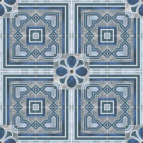 Textures   -   ARCHITECTURE   -   TILES INTERIOR   -   Cement - Encaustic   -   Encaustic  - Traditional encaustic cement ornate tile texture seamless 13650 (seamless)