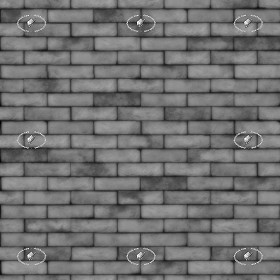 Textures   -   ARCHITECTURE   -   BRICKS   -   Facing Bricks   -   Rustic  - Rustic facing bricks texture seamless 20964 - Displacement