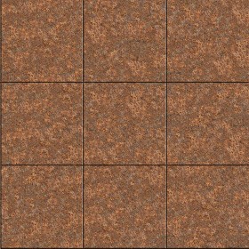 Textures   -   MATERIALS   -   METALS   -  Facades claddings - Rusty metal facade cladding texture seamless 10316