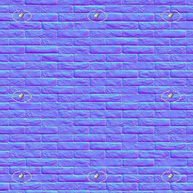 Textures   -   ARCHITECTURE   -   BRICKS   -   Facing Bricks   -   Rustic  - Rustic facing bricks texture seamless 20965 - Normal