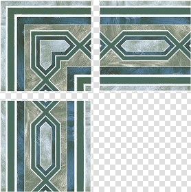 Textures   -   ARCHITECTURE   -   TILES INTERIOR   -   Cement - Encaustic   -  Encaustic - Border traditional encaustic cement ornate tile texture seamless 13653