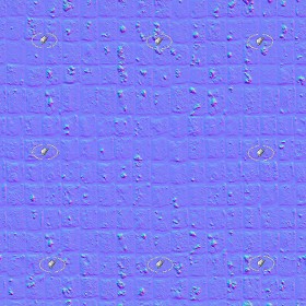 Textures   -   ARCHITECTURE   -   ROOFINGS   -   Clay roofs  - Clay roof with leaves texture seamless 21258 - Normal