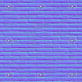 Textures   -   ARCHITECTURE   -   BRICKS   -   Facing Bricks   -   Rustic  - Rustic facing bricks texture seamless 20966 - Normal