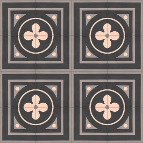 Textures   -   ARCHITECTURE   -   TILES INTERIOR   -   Cement - Encaustic   -  Victorian - Victorian cement floor tile texture seamless 13873