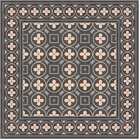 Textures   -   ARCHITECTURE   -   TILES INTERIOR   -   Cement - Encaustic   -   Victorian  - Victorian cement floor tile texture seamless 13874 (seamless)
