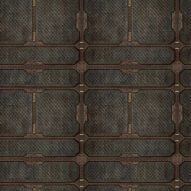 Textures   -   MATERIALS   -   METALS   -  Plates - Industrial iron metal plate texture seamless 10795