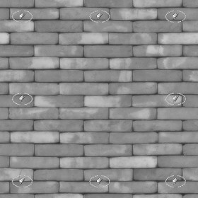 Textures   -   ARCHITECTURE   -   BRICKS   -   Facing Bricks   -   Rustic  - Rustic facing bricks texture seamless 20968 - Displacement
