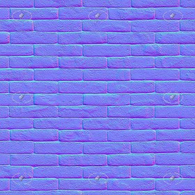 Textures   -   ARCHITECTURE   -   BRICKS   -   Facing Bricks   -   Rustic  - Rustic facing bricks texture seamless 20968 - Normal