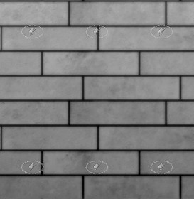 Textures   -   ARCHITECTURE   -   BRICKS   -   Facing Bricks   -   Rustic  - Dark rustic facing bricks texture seamless 21266 - Displacement