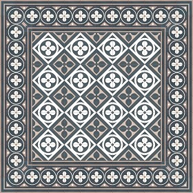 Textures   -   ARCHITECTURE   -   TILES INTERIOR   -   Cement - Encaustic   -  Victorian - Victorian cement floor tile texture seamless 13876