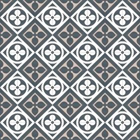 Textures   -   ARCHITECTURE   -   TILES INTERIOR   -   Cement - Encaustic   -   Victorian  - Victorian cement floor tile texture seamless 13877 (seamless)