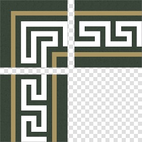 Textures   -   ARCHITECTURE   -   TILES INTERIOR   -   Cement - Encaustic   -  Victorian - Greek border tiles cement floor texture seamless 13879