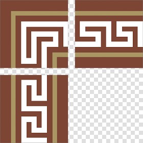 Textures   -   ARCHITECTURE   -   TILES INTERIOR   -   Cement - Encaustic   -  Victorian - Greek border tiles cement floor texture seamless 13880