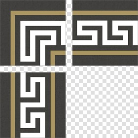 Textures   -   ARCHITECTURE   -   TILES INTERIOR   -   Cement - Encaustic   -  Victorian - Greek border tiles cement floor texture seamless 13882