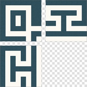Textures   -   ARCHITECTURE   -   TILES INTERIOR   -   Cement - Encaustic   -  Victorian - Greek border tiles cement floor texture seamless 13883