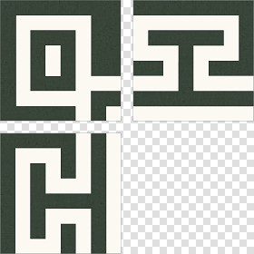 Textures   -   ARCHITECTURE   -   TILES INTERIOR   -   Cement - Encaustic   -   Victorian  - Greek border tiles cement floor texture seamless 13884 (seamless)