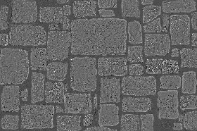 Textures   -   ARCHITECTURE   -   STONES WALLS   -   Claddings stone   -   Exterior  - Wall cladding stone mixed size seamless 07968 - Bump