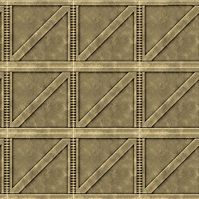 Textures   -   MATERIALS   -   METALS   -   Plates  - Brass metal plate texture seamless 10807 (seamless)