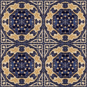 Textures   -   ARCHITECTURE   -   TILES INTERIOR   -   Mosaico   -   Classic format   -  Patterned - Mosaico patterned tiles texture seamless 16469