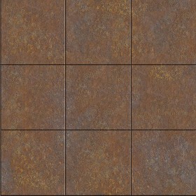 Textures   -   MATERIALS   -   METALS   -   Facades claddings  - Rusty dirty metal facade cladding texture seamless 10325 (seamless)