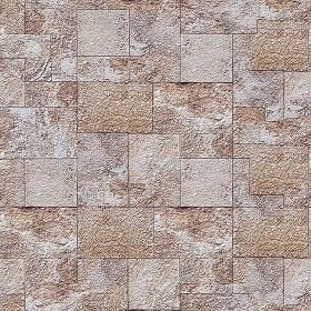 Textures   -   ARCHITECTURE   -   STONES WALLS   -   Claddings stone   -  Exterior - Wall cladding stone mixed size seamless 07975