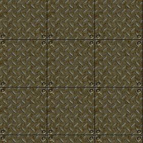 Textures   -   MATERIALS   -   METALS   -   Plates  - Rusty iron metal plate texture seamless 10817 (seamless)