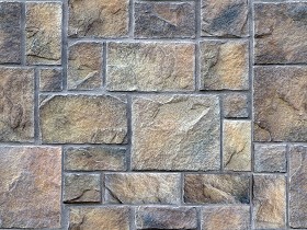 Textures   -   ARCHITECTURE   -   STONES WALLS   -   Claddings stone   -  Exterior - Wall cladding stone mixed size seamless 07979
