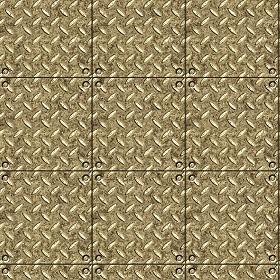 Textures   -   MATERIALS   -   METALS   -   Plates  - Brass metal plate texture seamless 10819 (seamless)