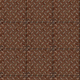 Textures   -   MATERIALS   -   METALS   -   Plates  - Rusty iron metal plate texture seamless 10821 (seamless)