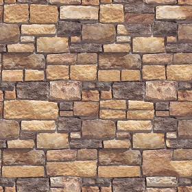 Textures   -   ARCHITECTURE   -   STONES WALLS   -   Claddings stone   -   Exterior  - Wall cladding stone mixed size seamless 07988 (seamless)