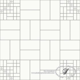 Textures   -   ARCHITECTURE   -   TILES INTERIOR   -   Mosaico   -   Classic format   -   Patterned  - Mosaico composition tiles texture seamless 19764 (seamless)