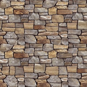 Textures   -   ARCHITECTURE   -   STONES WALLS   -   Claddings stone   -  Exterior - Wall cladding stone mixed size seamless 07989