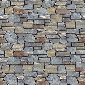 Textures   -   ARCHITECTURE   -   STONES WALLS   -   Claddings stone   -  Exterior - Wall cladding stone mixed size seamless 07990