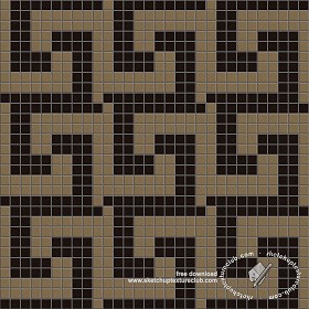 Textures   -   ARCHITECTURE   -   TILES INTERIOR   -   Mosaico   -   Classic format   -   Patterned  - Mosaico patterned tiles texture seamless 19768 (seamless)