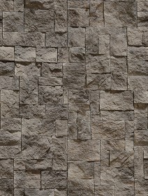 Textures   -   ARCHITECTURE   -   STONES WALLS   -   Claddings stone   -  Exterior - Wall cladding stone mixed size seamless 07997
