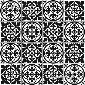 Textures   -   ARCHITECTURE   -   TILES INTERIOR   -   Cement - Encaustic   -  Victorian - Victorian cement floor tile texture seamless 19310