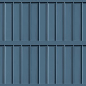 Textures   -   MATERIALS   -   METALS   -  Facades claddings - Light blue metal facade cladding texture seamless 10371
