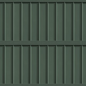 Textures   -   MATERIALS   -   METALS   -   Facades claddings  - Green metal facade cladding texture seamless 10372 (seamless)